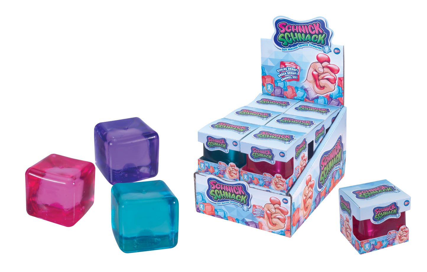 Antistress Squeeze Cube by Xtrem Τιρκουάζ