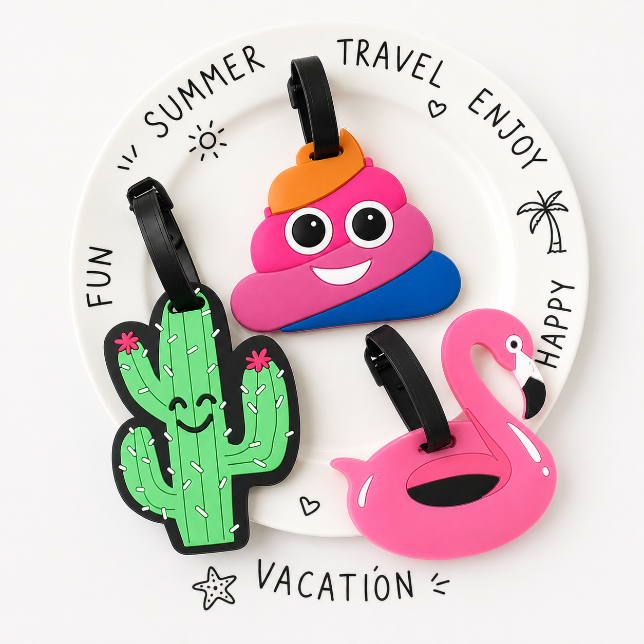 Ετικέτα Βαλίτσας Bag Tag Flamingo