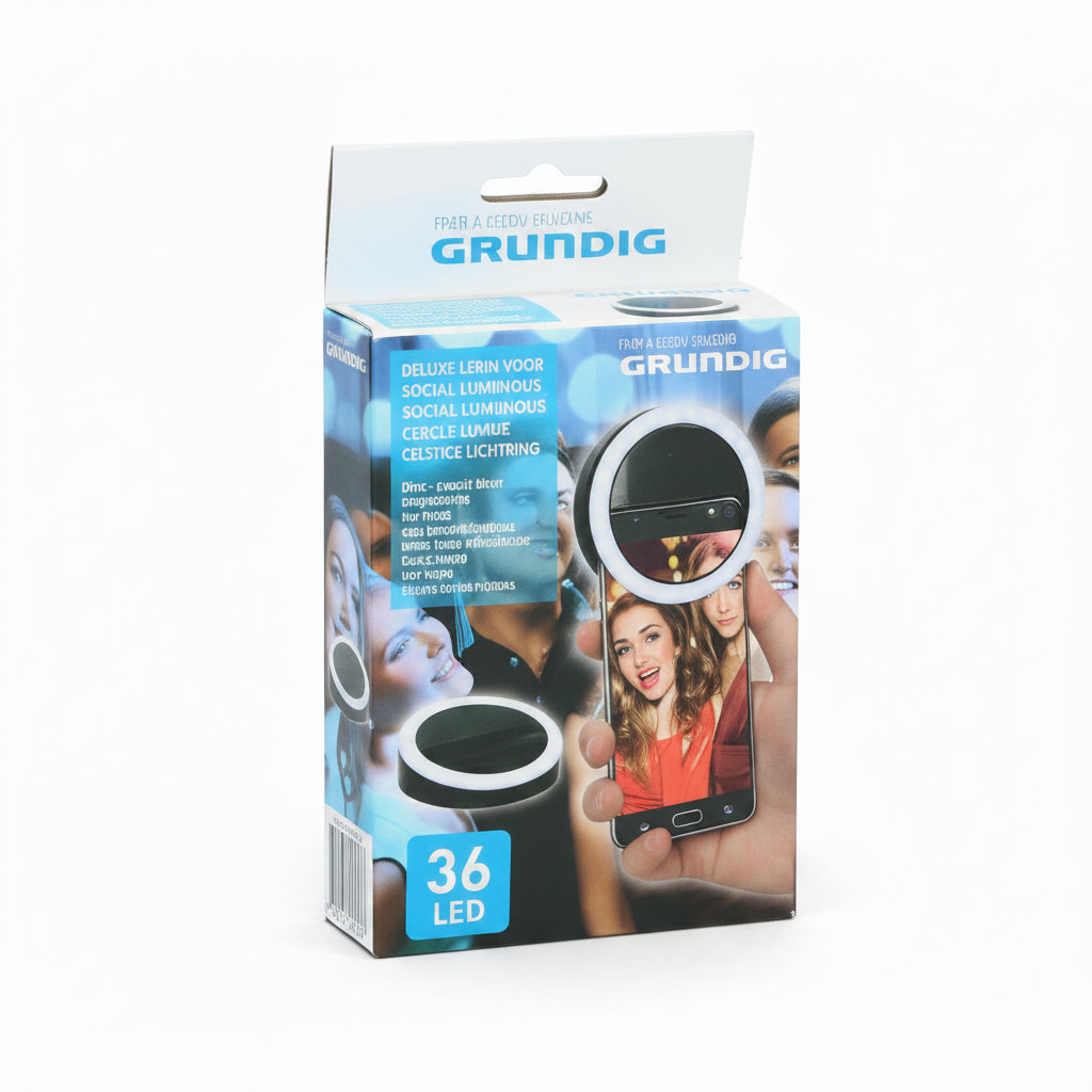 Φωτιζομενο Δακτυλιδι Grundig για Selfie 36 LED