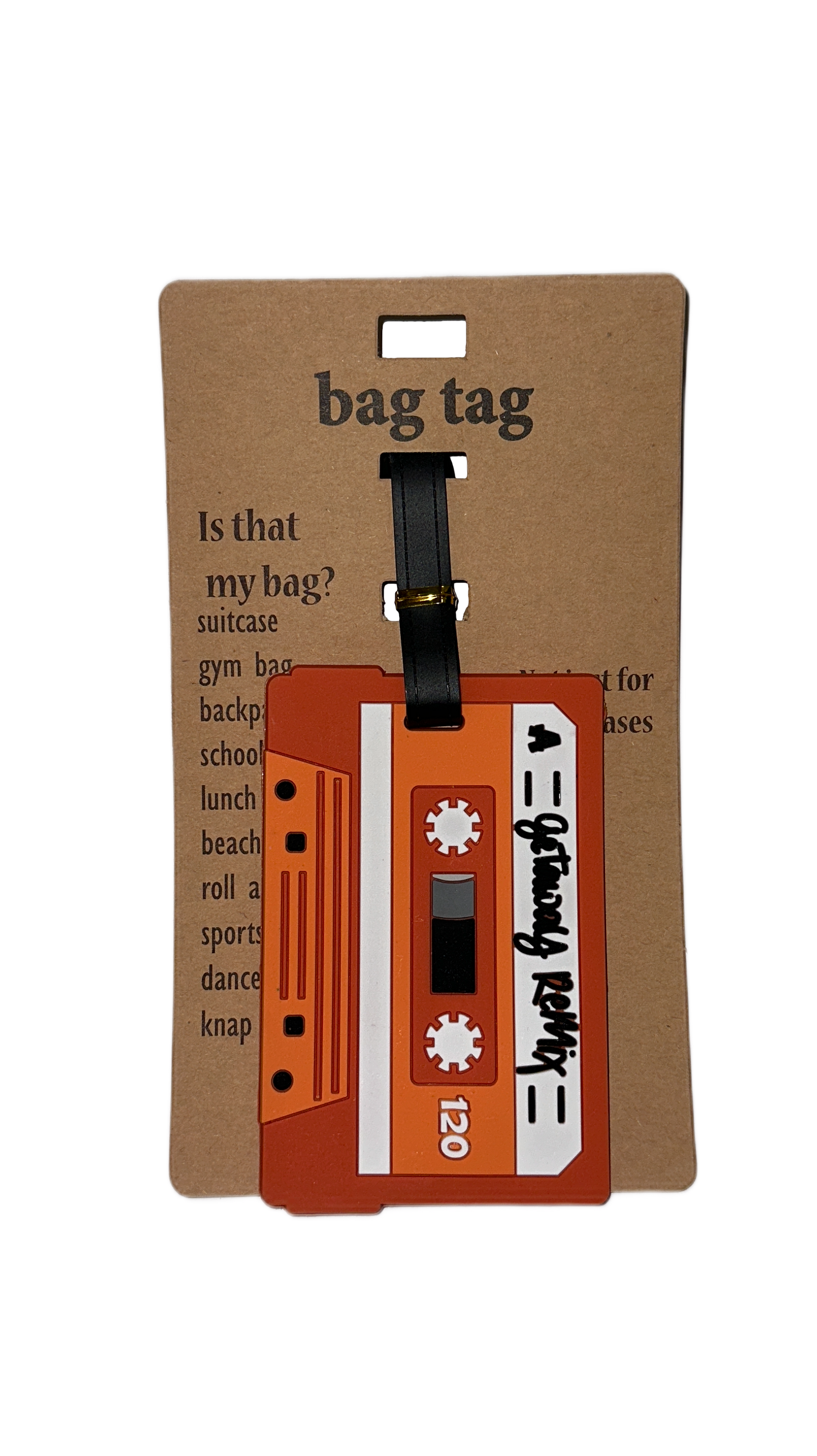 Ετικέτα Βαλίτσας Bag Tag Cassette Tape