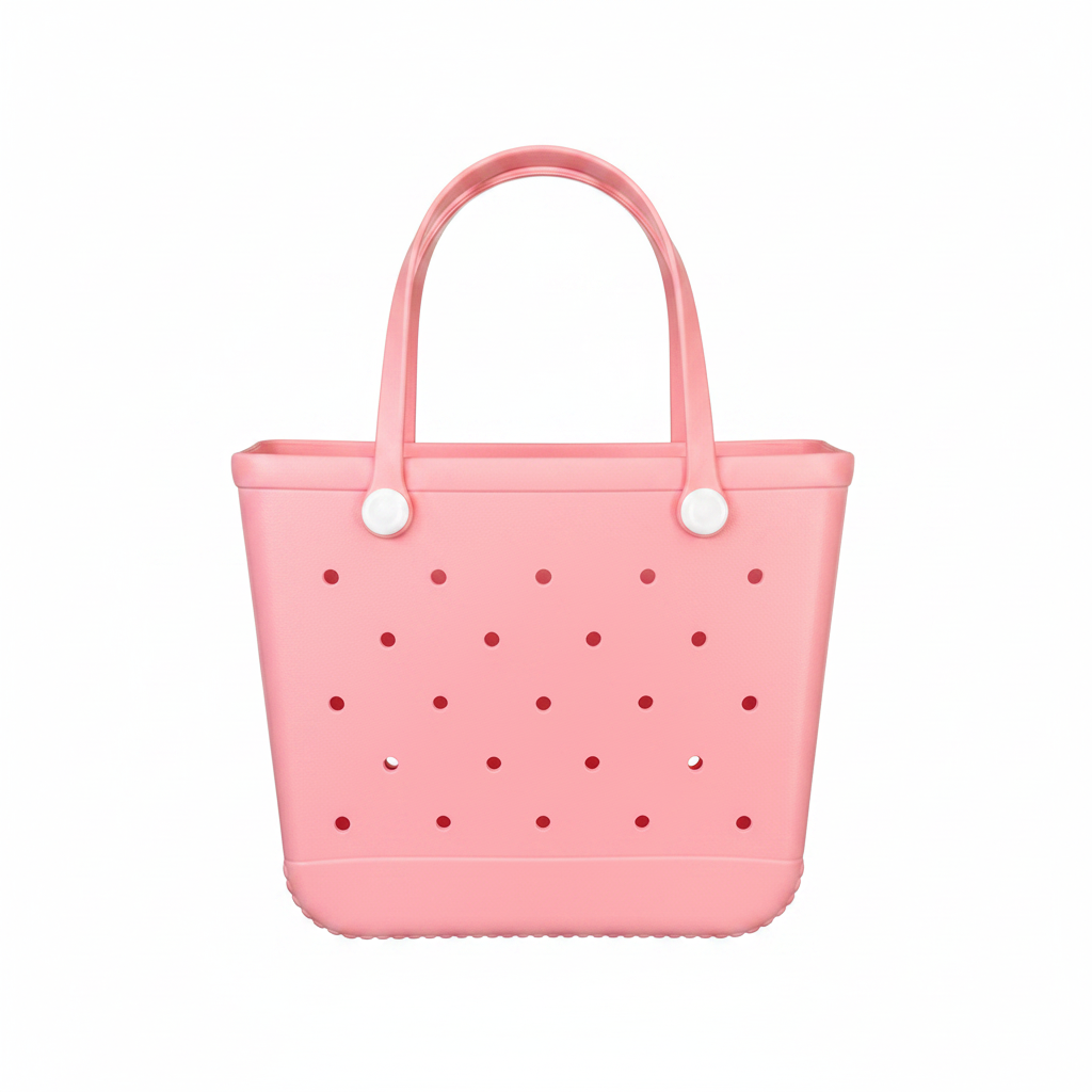 Pin Bag Τσάντα Θαλάσσης 38 x 13 x32cm Ροζ με 6 Pins