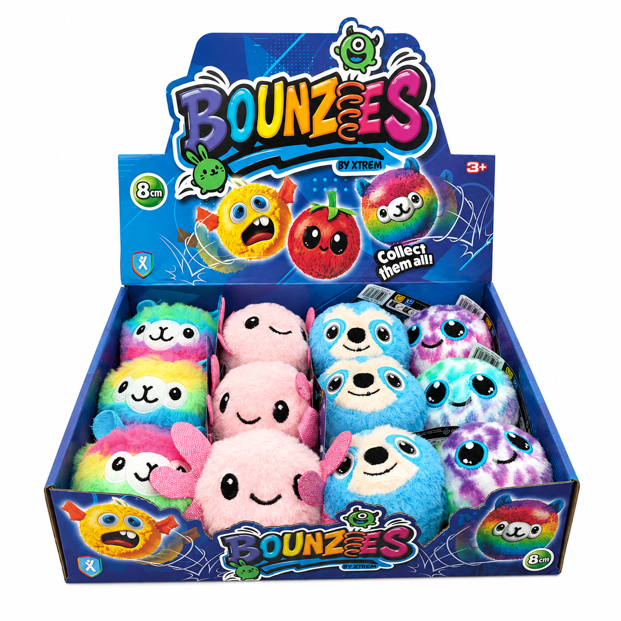 Λούτρινο Μπαλάκι Αναπήδησης Animal Bounzies by Xtrem 8cm Sloth