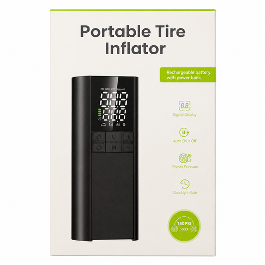 Ηλεκτρική Τρόμπα 150 psi και Power Bank 8.000mAh