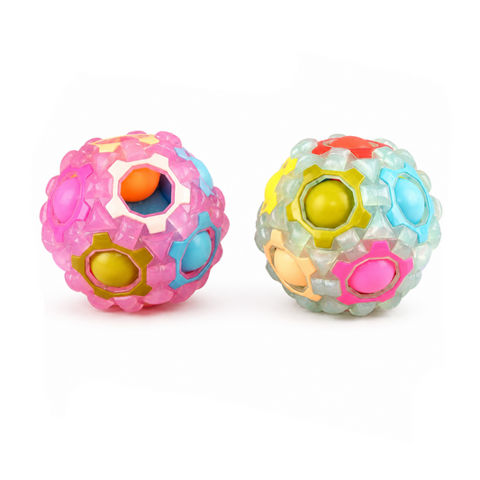 Glow In The Dark Puzzle Massage Ball 7 εκ.