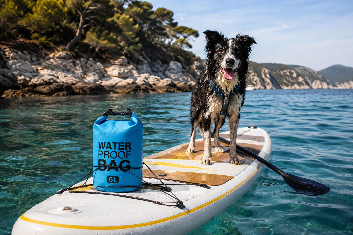 Στεγανός Αδιάβροχος Σακος Dry Bag 5L Γαλάζιο