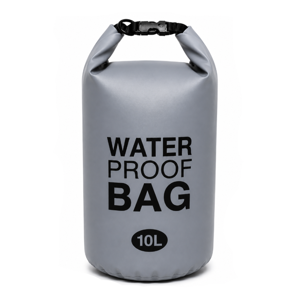 Στεγανός Αδιάβροχος Σάκος Dry Bag 10L Γκρι