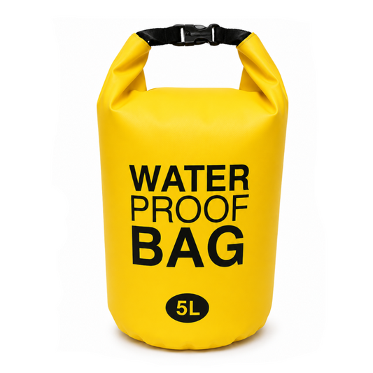 Στεγανός Αδιάβροχος Σακος Dry Bag 5L Κίτρινο