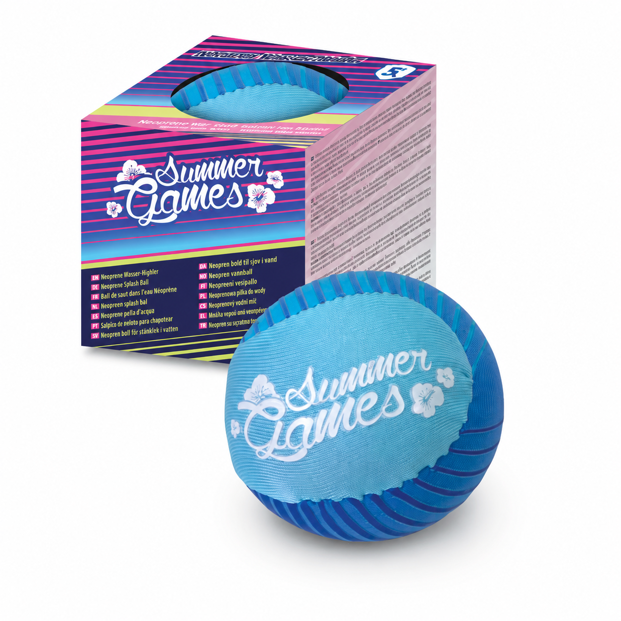 Μπαλάκι Νερού Xtrem Water Bouncing Ball Neopren Γαλάζιο