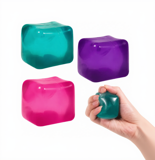 Antistress Squeeze Cube by Xtrem Τιρκουάζ
