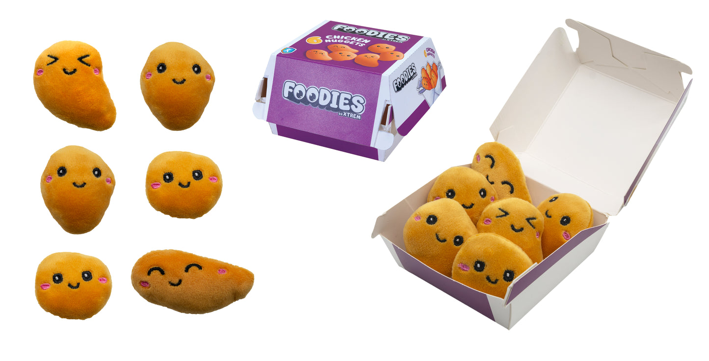 Foodies Chicken Nuggets – Κουτί με 4 Λούτρινα Chicken Nuggets