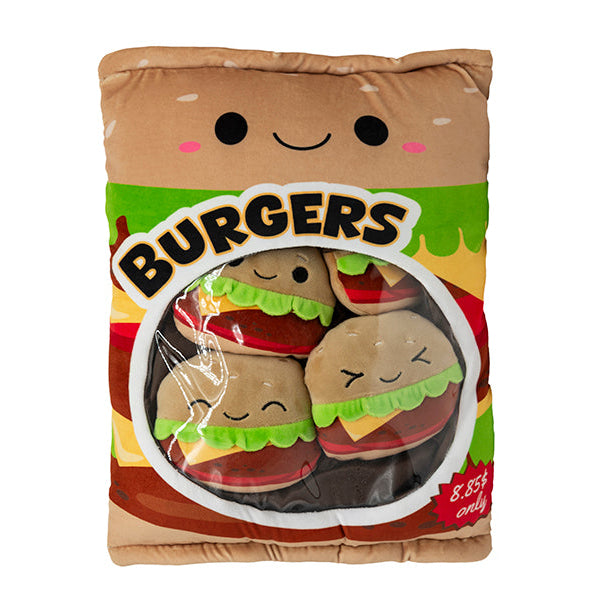 Foodies Burger Snack Pack – 4 Λούτρινα Burgers σε Large Snack Pack