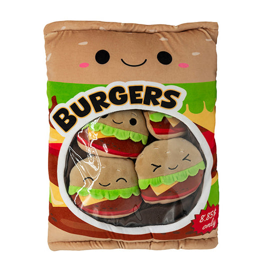 Foodies Burger Snack Pack – 4 Λούτρινα Burgers σε Large Snack Pack