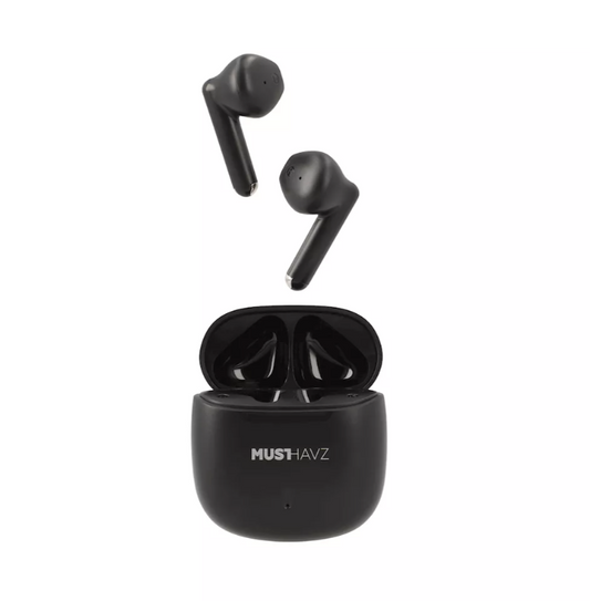 Ασύρματα Ακουστικά με Θήκη Φόρτισης Musthavz True Wireless Lite Μαύρα