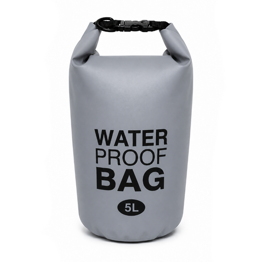 Στεγανός Αδιάβροχος Σακος Dry Bag 5L Γκρι