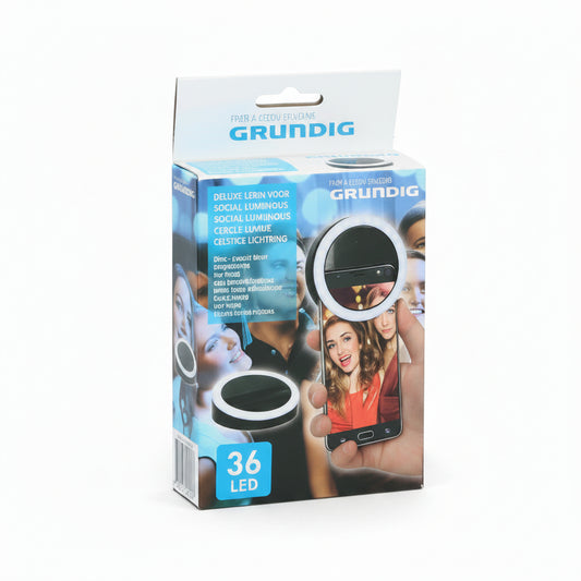 Φωτιζομενο Δακτυλιδι Grundig για Selfie 36 LED