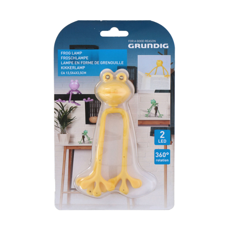 Φωτιστικο Βατραχάκι LED Grundig Κίτρινο