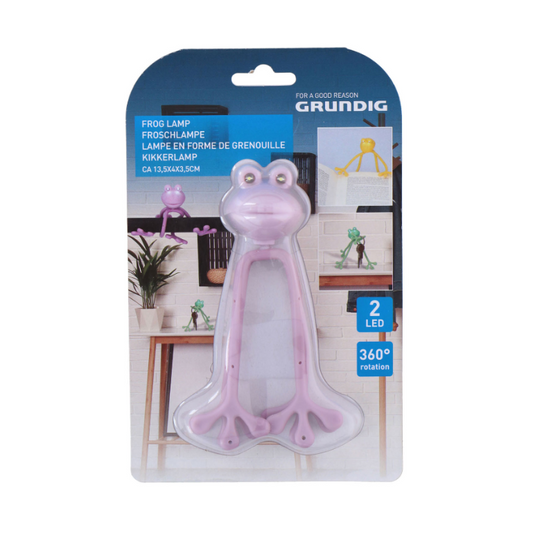 Φωτιστικο Βατραχάκι LED Grundig Λιλά