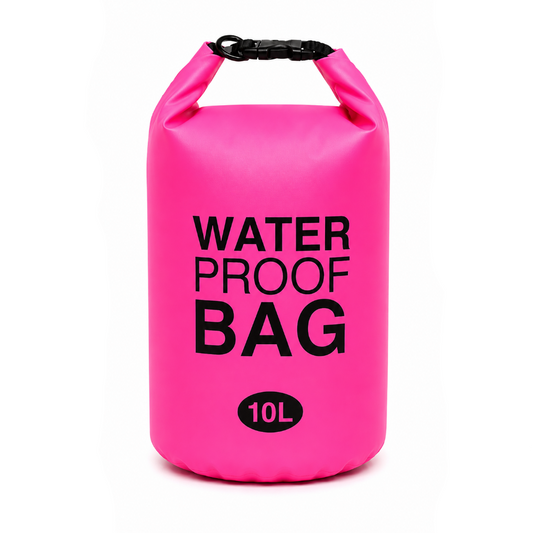 Στεγανός Αδιάβροχος Σάκος Dry Bag 10L Ροζ