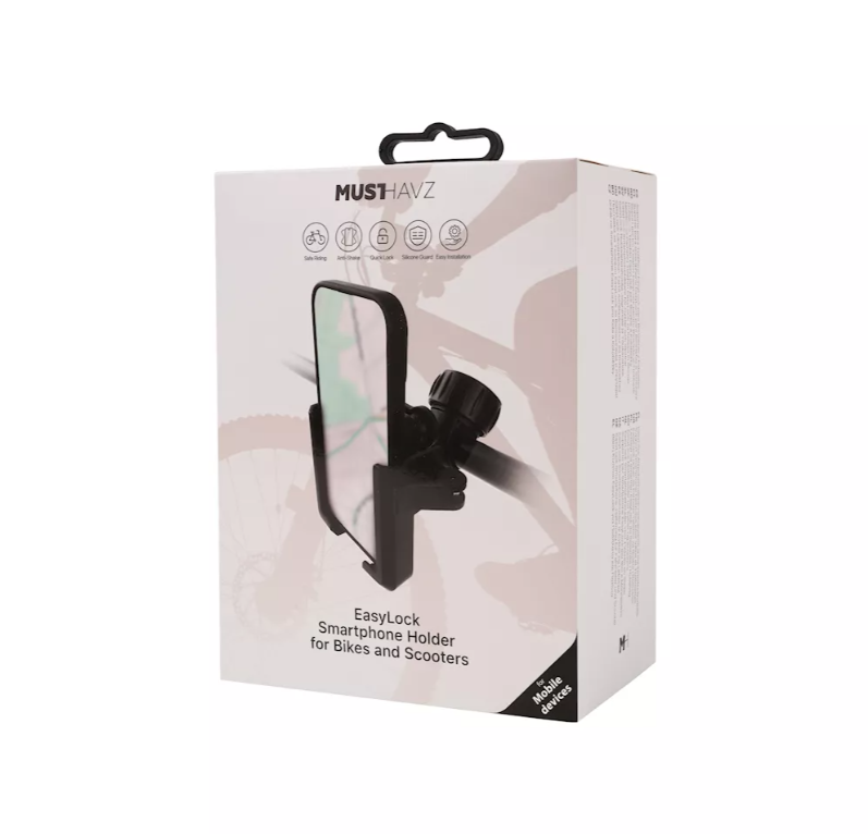 Βάση Ποδηλάτου Smartphone Musthavz EasyLock