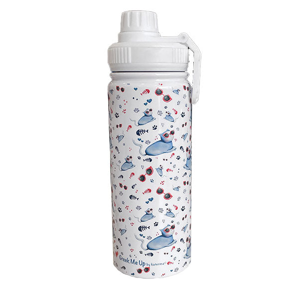 Μπουκάλι Θερμος Παιδικο Greek Me Up 500ml Cats