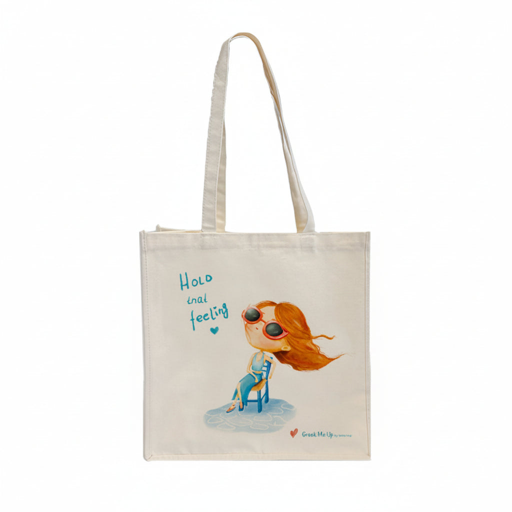 Tote Bag Greek Me Up Hold That Feeling