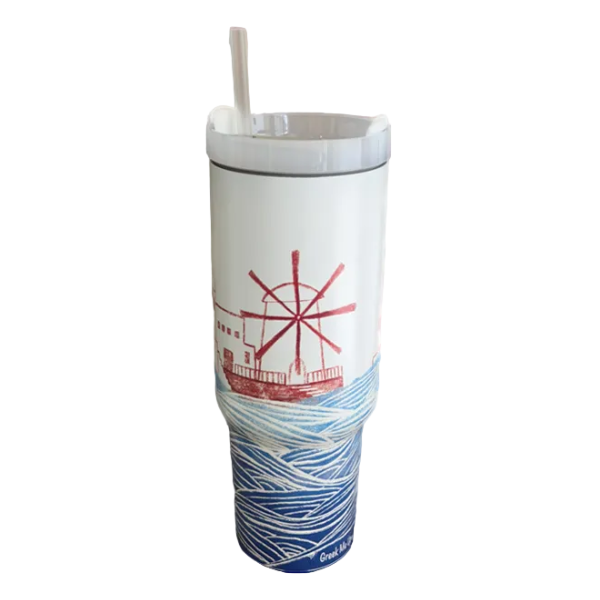 Θερμός Tumbler Ανοξείδωτος Greek Me Up 1.2lt Landscape