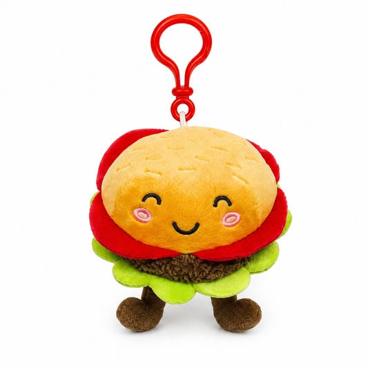 Mr. Burger – Foodies Fast Series – Λούτρινο Μπρελόκ Burger 12εκ.
