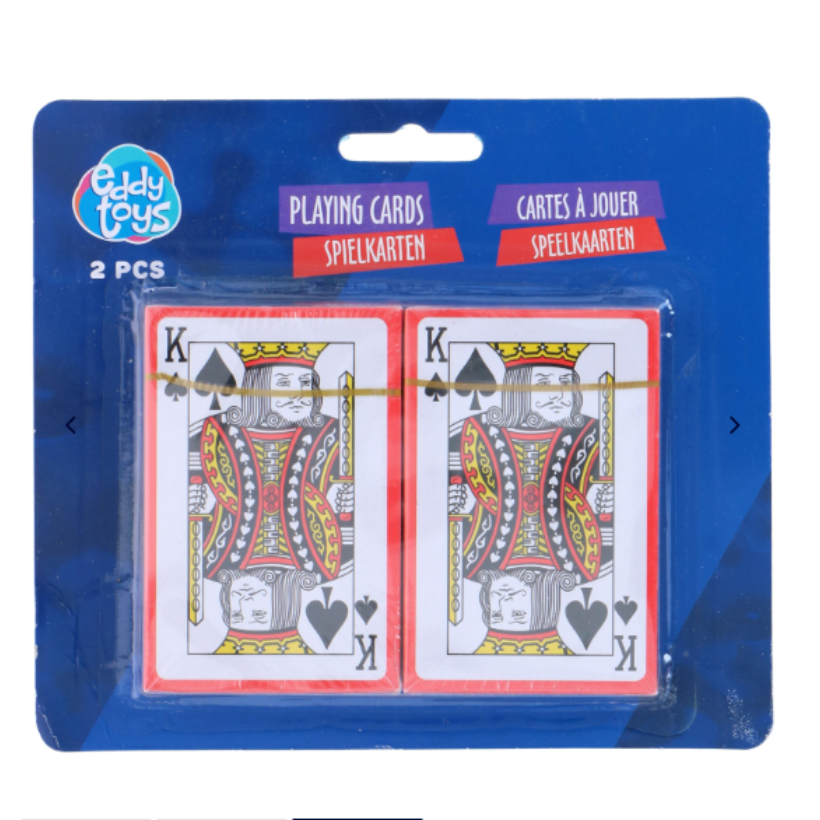 Κλασικές Τράπουλες Eddy Toys Σετ 2 τμχ