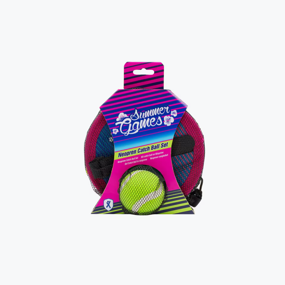 Παιχνίδι Xtrem Catch Ball Neopren Σετ Με 2 Cathers και 1 Μπαλάκι