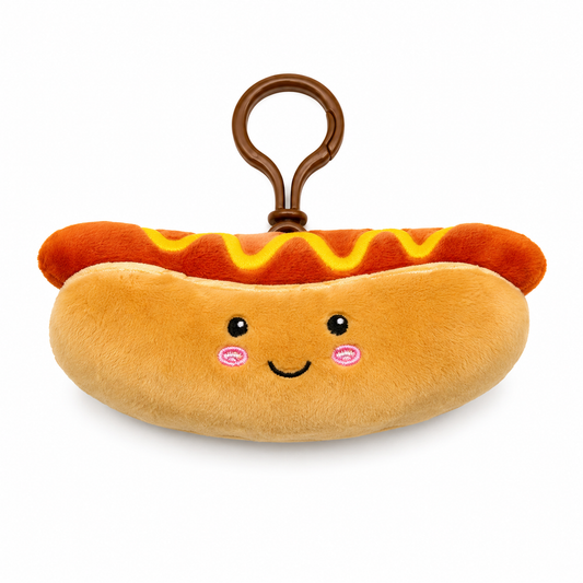 Mr. Hot Dog – Foodies Fast Series – Λούτρινο Μπρελόκ Hot Dog 12εκ.