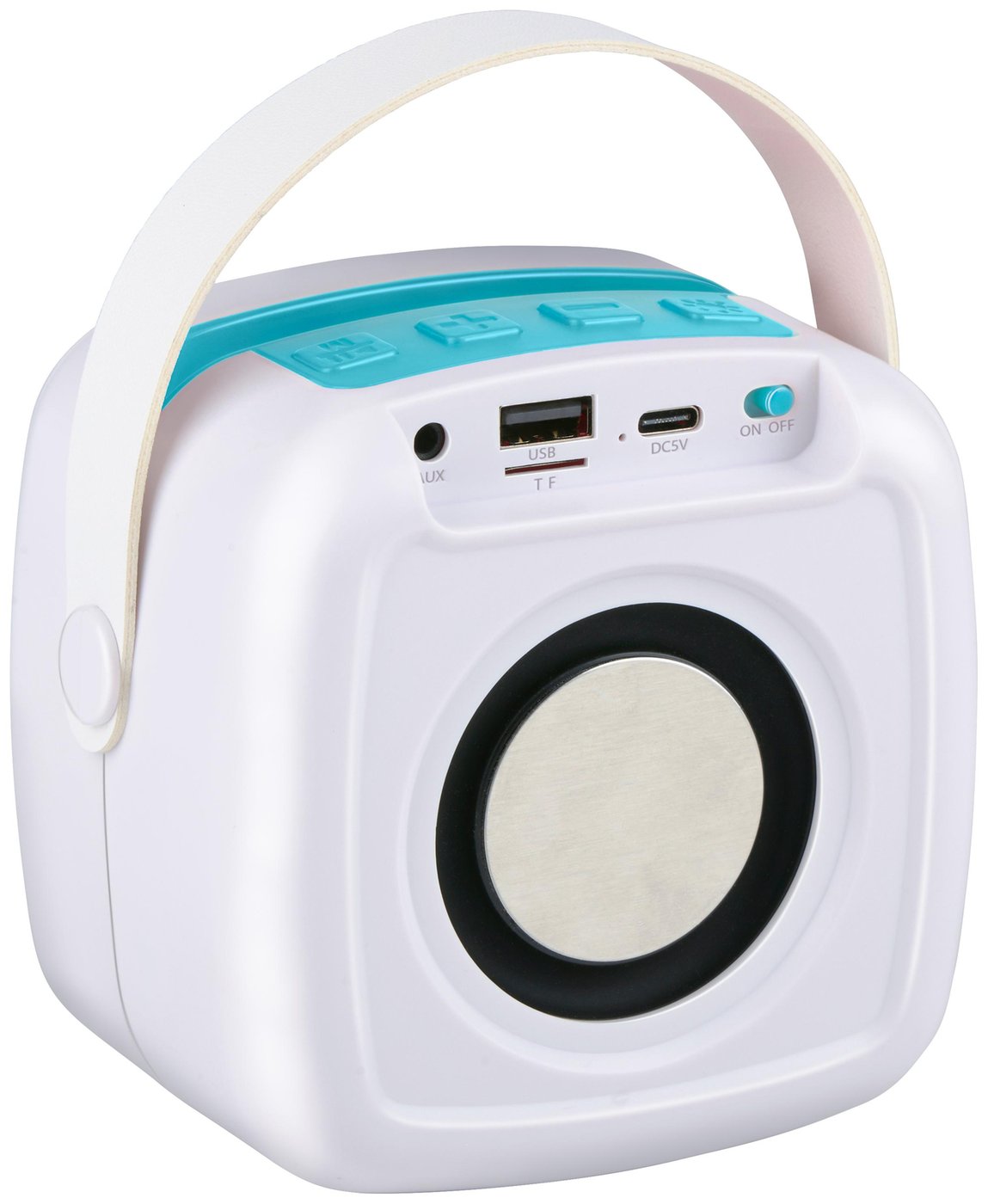 Mini Karaoke Set με Ηχείο και 2 Ασύρματα Μικρόφωνα Γαλάζιο
