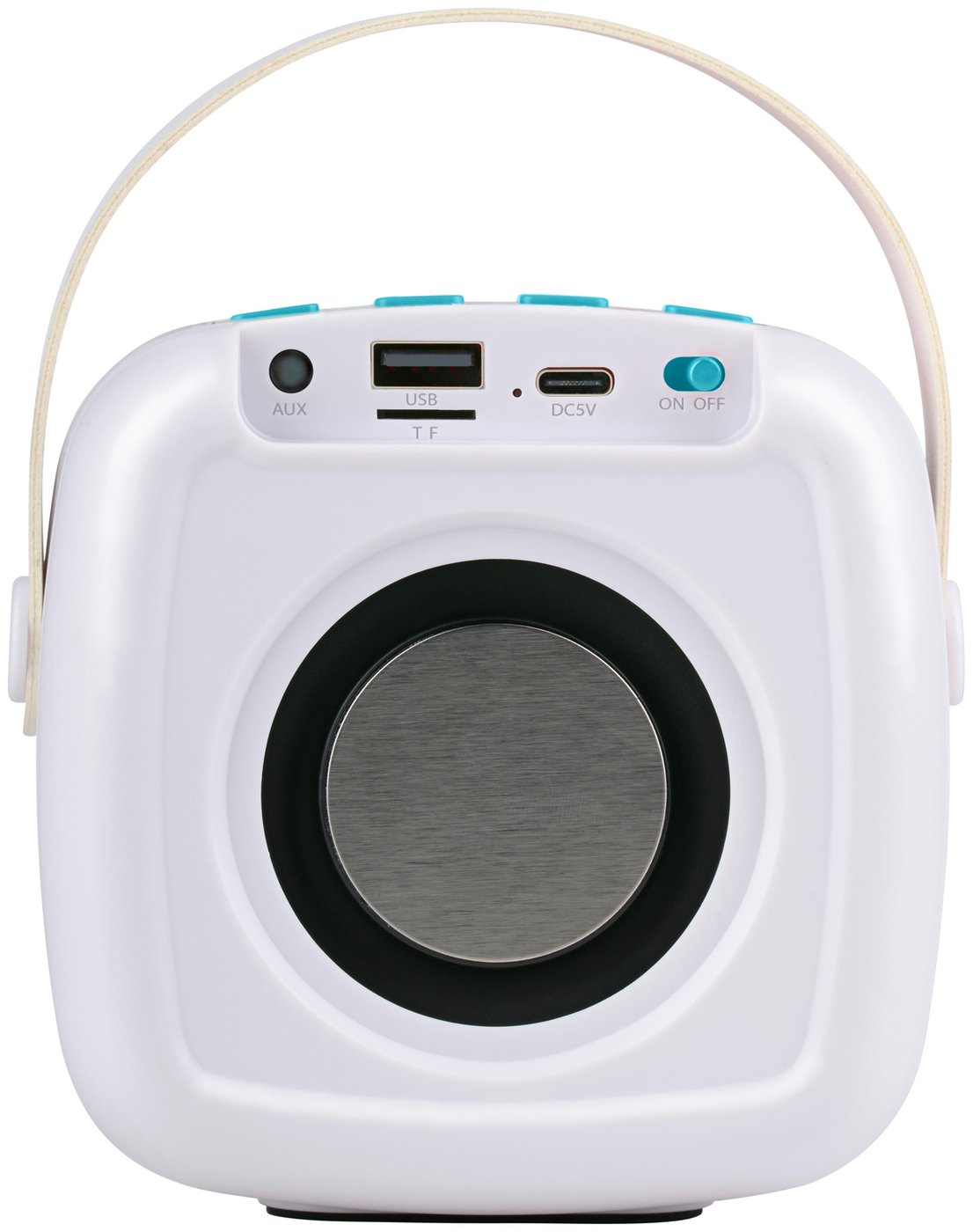 Mini Karaoke Set με Ηχείο και 2 Ασύρματα Μικρόφωνα Γαλάζιο