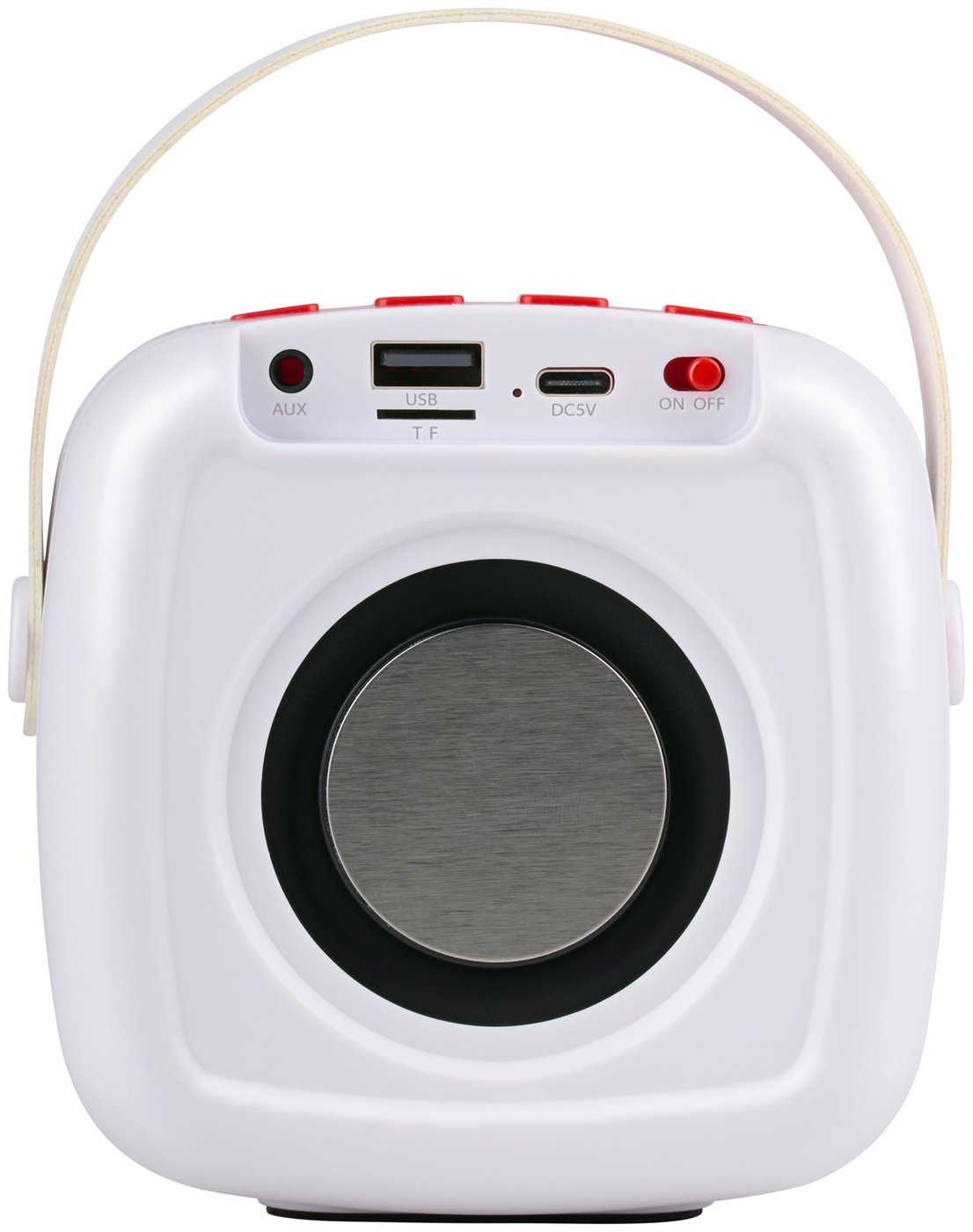 Mini Karaoke Set με Ηχείο και 2 Ασύρματα Μικρόφωνα Κόκκινο