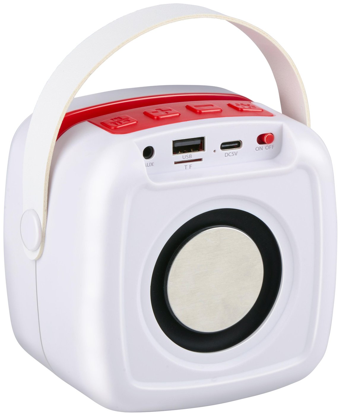 Mini Karaoke Set με Ηχείο και 2 Ασύρματα Μικρόφωνα Κόκκινο