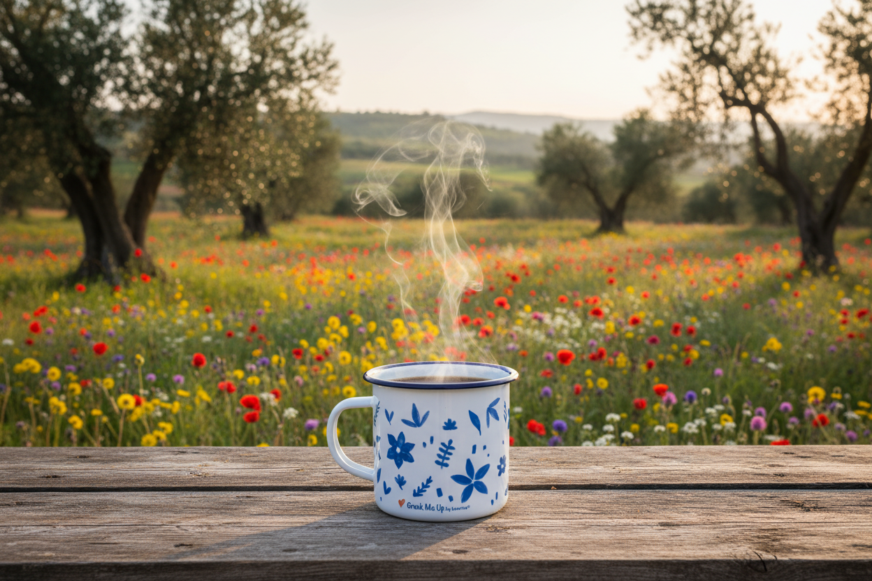 Lifestyle Flowers Enamel Mug Ανοιξιάτικο Τοπίο