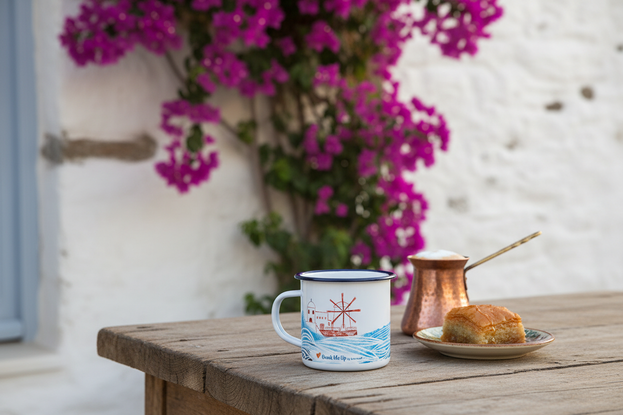 Lifestyle Landscape Enamel Mug