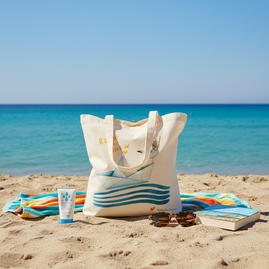 Lifestyle Ready To Dive In Tote Bag Παραλία