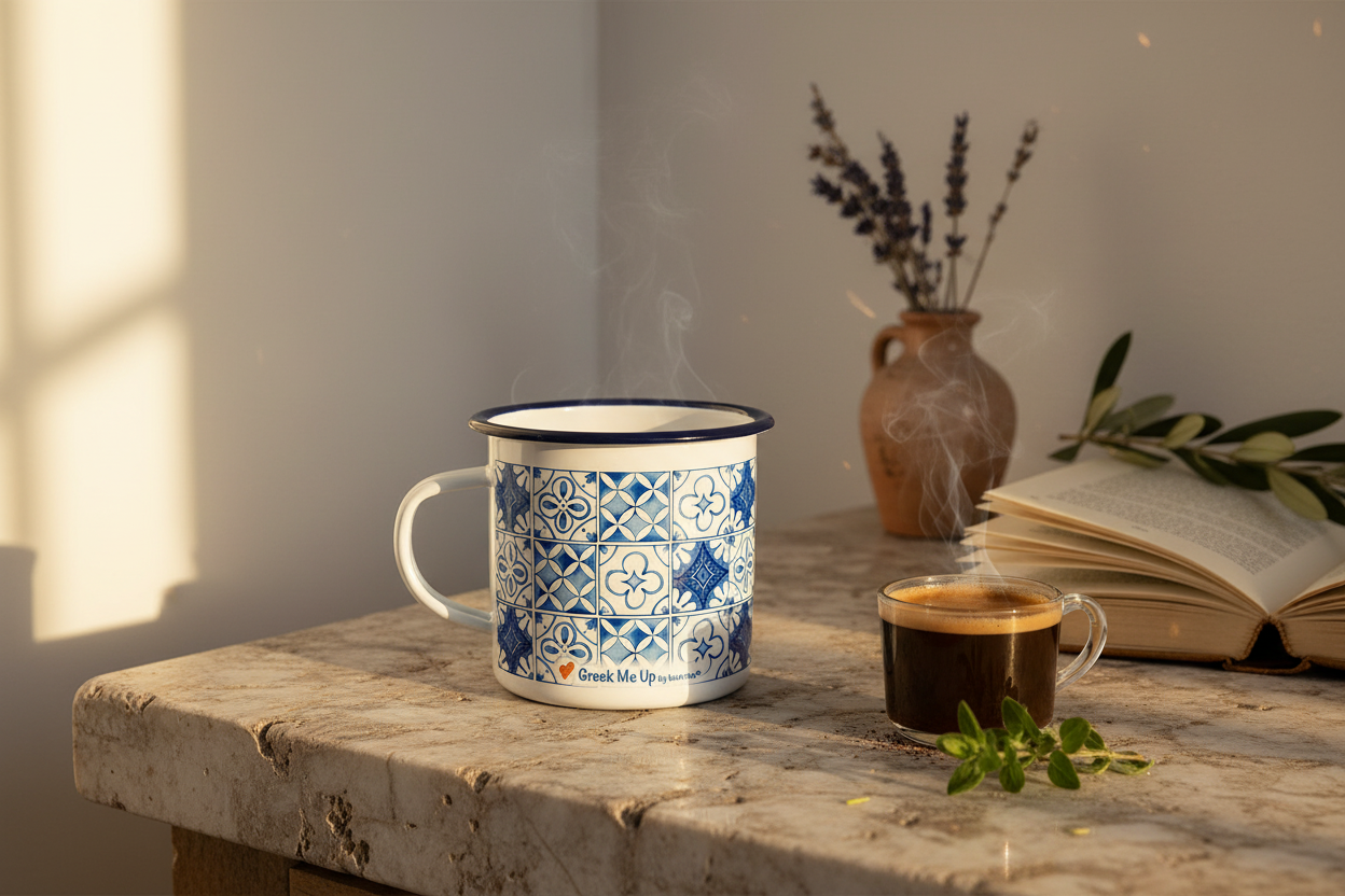 Lifestyle Tiles Enamel Mug