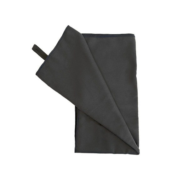 Πετσετα Θαλασσης Greek Me Up Microfiber 160x80cm Μαυρη