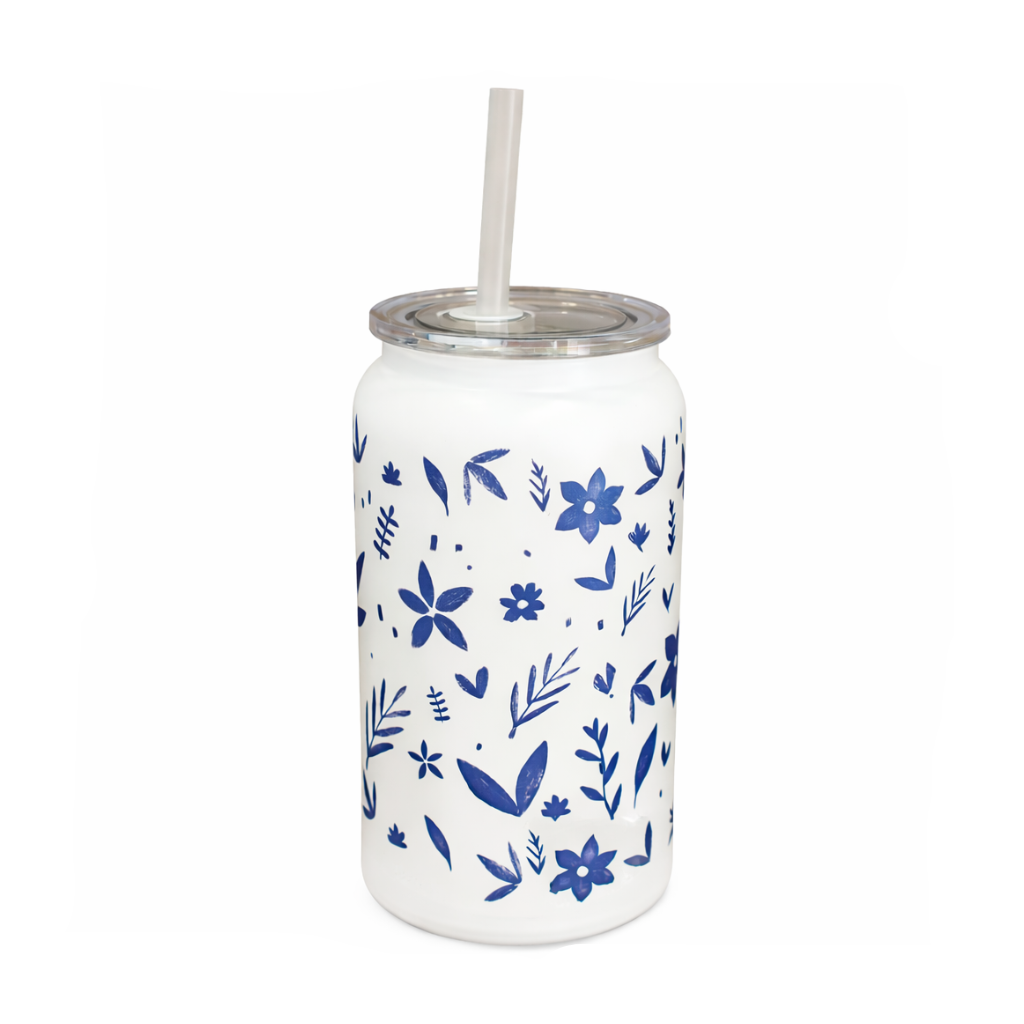 Ποτηρι Θερμος Ανοξειδωτο Greek Me Up Flowers 330ml